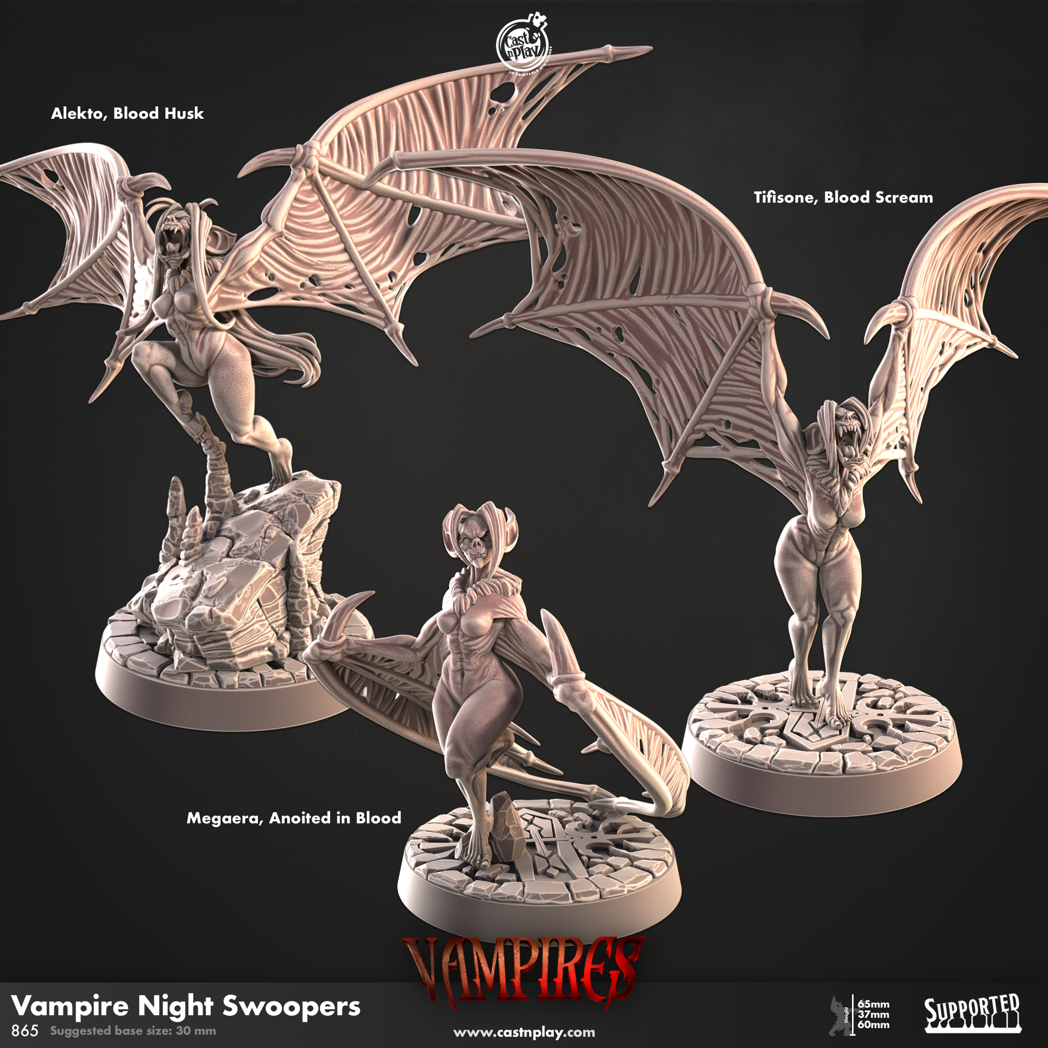 Vampire Night Swoopers (Pre-Supported) | Cast n Play